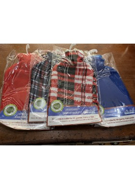 Bolsa agua caliente de goma.